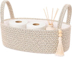 ABenkle Small Storage Basket, Jute Rope Woven Toilet Paper Tray Organizer by ABenkle