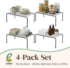 Evelots Kitchen Cabinet Wire Shelf Organizer/Rack - Image 7
