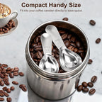 2Pcs Coffee Scoops, Premium 18/8 Stainless Steel Coffee Spoons, Tea and Powder - Image 5
