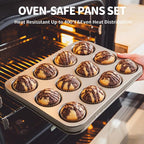 Terlulu 10-Piece Baking Pans Set, Bakeware Sets Nonstick, Baking Set - Image 5