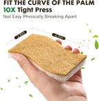 COBETE 12 Pack Natural Biodegradable Kitchen Non Scratch Sponges, Compostable - Image 7