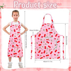 2 Pack Kids Apron, Cute Cooking Aprons, Waterproof Art Apron - Image 2