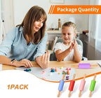 Mini Silicone Rolling Pin for Kids, Non-stick Surface Wood Handle, 9 Inch 1 - Image 6