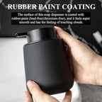 Bosilunlife Ceramic Foaming Soap Dispenser - 12Oz Bathroom Countertop Kitchen - Image 2