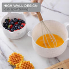 COOK WITH COLOR Nesting Plastic Mixing Bowl Set with Pour Spouts and Handles - Image 5