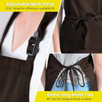 ROTANET Extra Large Apron for Men Adjustable Bib Aprons - Image 5