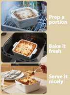 5x5 Small Baking Dish for Oven, 28 Oz Individual Ceramic Casserole Dish - Image 6
