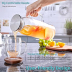 Bivvclaz 1.6 Liter 54 oz Glass Pitcher - Image 3