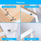 Golener Countertop Organizer Corner Shelf, 2-Tier Adjustable Stackable Corner - Image 7