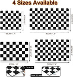 Dish Drying Mat for Kitchen, Checkered Coffee Station Mats - Image 5
