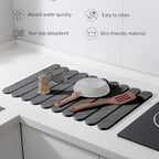 24"×16" Grey Stone Dish Drying Mats - Image 4