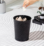 Venalys Small Metal Trash Can Wastebasket, Decorative Honeycomb Garbage Can - Image 2