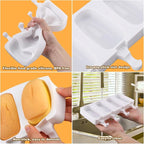 Juome Cake Pop Mold Kit, 8 Cavities Small Cakesicle Molds Silicone - Image 7