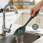 2-Pieces Silicone Cooking Spoon Spatula, Large Serving Spoons - Image 7