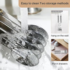 5 Wheel Pastry Cutter, Stainless Steel Dough Cutter Wheel - Image 7