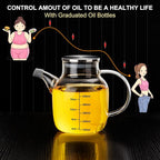 PARACITY Glass Oil Dispenser Bottle - Image 4