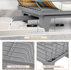 Urackify Dish Drying Rack for Kitchen Counter, Sink Dish Rack - Image 6