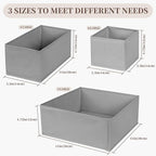 Drawer Organizer Clothes, 16 Pack Dresser Organizer Bins, Foldable Closet - Image 2