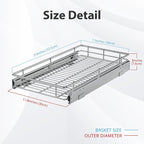 ZOINLIY Pull Out Cabinet Organizer, Versatile Slide Out Kitchen Organizers and - Image 4