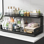 Under Sink Organizer Upgrade To Professional Rails, 2-Tier Dual Pull Out - Image 8