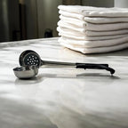 6 Ounce Slotted Stainless Steel Portion Control Ladle Spoon - Image 8