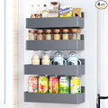 Mystozer Magnetic Spice Rack for Refrigerator, Kitchen Organizer and Storage by Mystozer