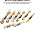 Magnetic Measuring Spoons Set Stainless Steel - Image 7