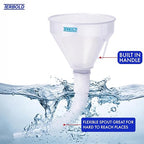 Automotive Flex Funnel with Hose | Wide Mouth Flexible Oil Funnel - Image 5