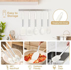 TeamFar Cooking Utensils Set, for Nonstick Cookware Flipping Frying Turning - Image 6