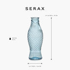 Serax Glass Water Pitcher | Fish & Fish glassware by Paola Navone | Wine Carafe - Image 2