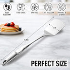 Zulay Kitchen Stainless Steel Solid Turner - Image 5