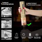Secura Electric Wine Opener, Automatic Bottle Corkscrew Opener - Image 2