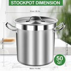 STOCKPOT Commercial Grade Large Stock Pot - Image 7