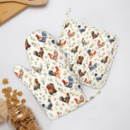 Cute Chicken Oven Mitts and Pot Holders Set, Heat Resistant & Non-Slip Silicone - Image 8