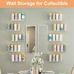 upsimples 10 Pack Acrylic Shelves Wall Organizer and Storage, Toy Cars - Image 5