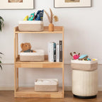 OIAHOMY 4 Pack Storage Baskets for Organizing, Small Bins for Shelves, Cute - Image 6
