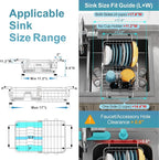 GSlife Small in Sink Dish Drying Rack - Image 2