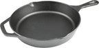 10 Inch Cast Iron Skillet, Pre-Seasoned Frying Pan by isheTao