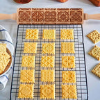Christmas Embossed Rolling Pin for Baking Cookies Embossing Rolling Pins - Image 4