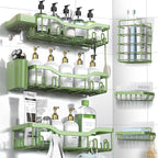 NESOMI Shower Caddy Adhesive Shower Organizer 8-Pack, Rustproof Stainless Steel by OrganizeYourHomeEssentials
