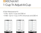 KitchenArt Pro Adjustable Measuring Set, Includes Adjustable Tablespoon - Image 6