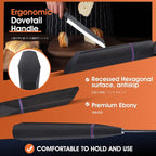 ROCOCO Sharp Serrated Bread Knife - Image 5