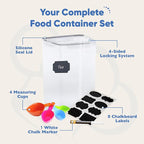 Chef's Path Extra Large Tall Airtight Food Storage Containers, Airtight Food - Image 2