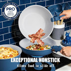 Umite Chef Pots and Pans Set Non Stick, Healthy Induction Cookware Oven Safe RV - Image 4