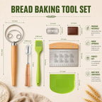 BOORIKA Sourdough Bread Baking Tool Set - Image 7