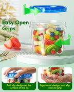 Canfanni 8 Pack-24 OZ Freezer Storage Containers, Plastic Soup Container - Image 6