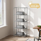 SINGAYE 5 Tier Storage Garage Shelving Units Heavy Duty Wire Shelves Pantry - Image 4