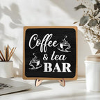 Coffee Bar Decor Sign, Rustic Wooden Plaque Coffee Sign - Image 5