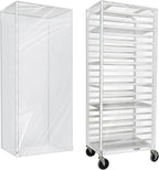 BIEAMA Bun Rack Cover – 20 Tier Commercial Bakers Racks Sheet Pan Rack Cover PVC by BIEAMA