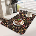 Dish Drying Mat for Kitchen Counter 2 Pack - Image 3